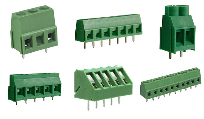 Rising Clamp PCB Terminal Blocks - Piirikorttiliittimet & Pistokeliittimet