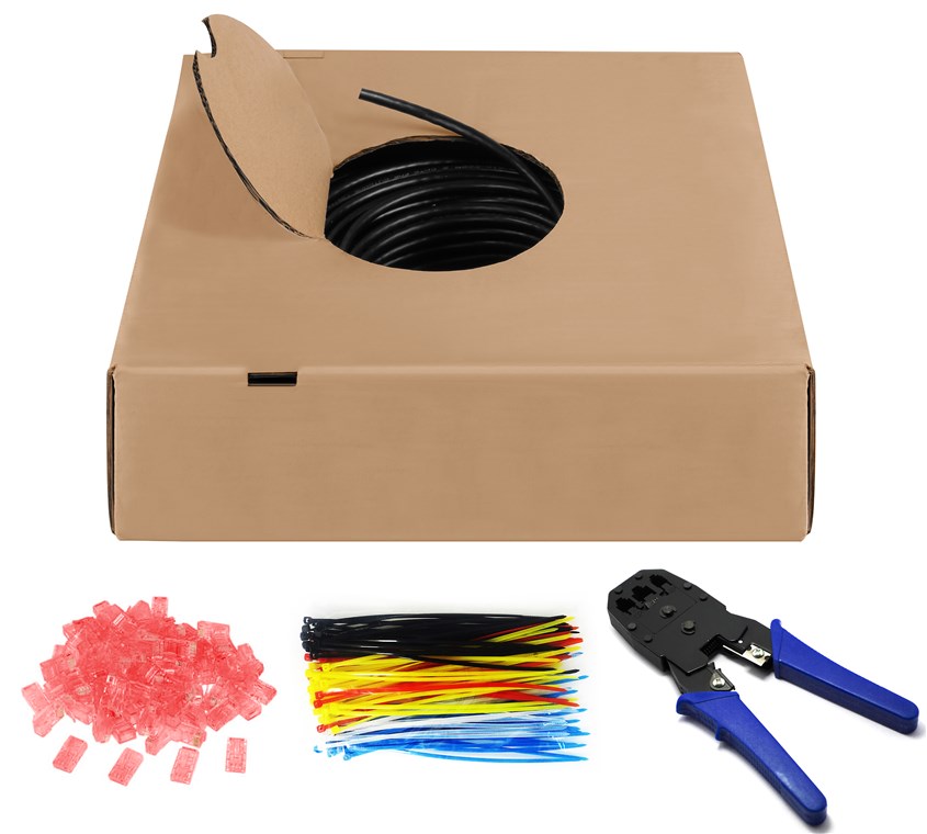 goobay-55440-cat6-utp-100-musta-pakkaus