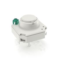 RAFI 3.14.100.532/0000 RF 15 R, kultainen, matala, pistevalaistus 1 LED, 2,9±0,6 N, lamppu vihreä, 1 NO