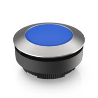 [1.74.510.011/2600] RAFI 1.74.510.011/2600 RAFIX 30 FS+, merkkivalo, pyöreä kaulus, kehys sininen.