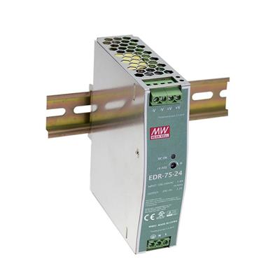 MEAN WELL EDR-75-48 - Teholähde +48V 1.6A DIN Kisko