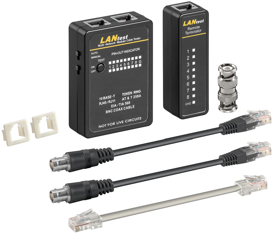 GOOBAY 93010 - VERKKOKAAPELIN TESTISARJA CAT5 CAT6 ISDN