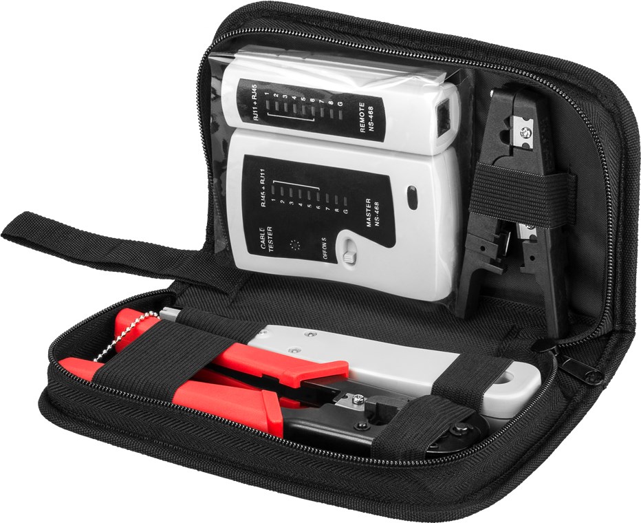 [97790] GOOBAY 97790 - KAAPELITESTERI SETTI RJ11 RJ12 RJ45 KAAPELEILLE
