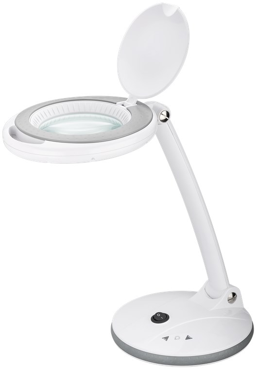 SUURENNUSLASIVALAISIN 6W 80-450 lm -HIMMENNETTÄVÄ -100 mm LASILINSSI, 1.75x SUURENNUS - 3 DIOPTERIA