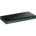 TRENDNET TPE-TG161H - 16-porttinen Gigabit PoE+-kytkin 120W
