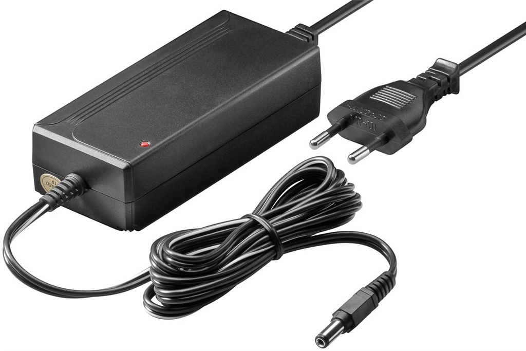 GOOBAY 57290 12V Power Supply (36 W / 3 A), 5.5 mm x 2.1 mm DC plug