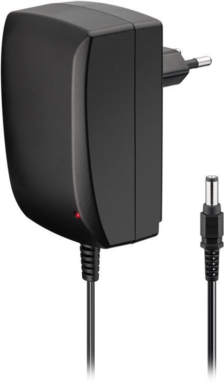 GOOBAY 57292 12V Power Supply (27 W / 2,25 A), 5.5 mm x 2.1 mm DC plug