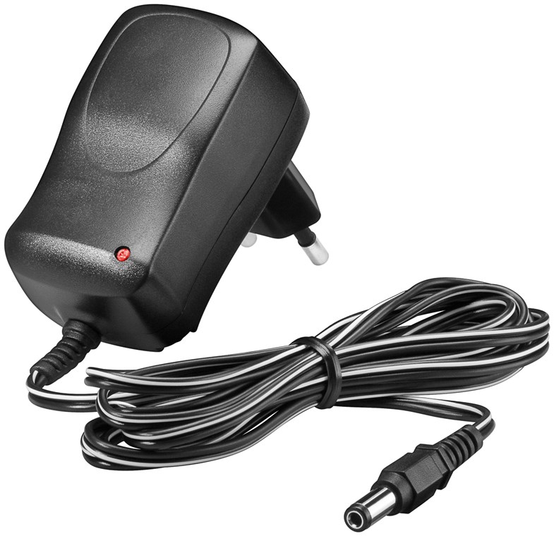 GOOBAY 54807 9V Power Supply (7,2W / 0,8 A) 5.5 mm x 2.1 mm plug