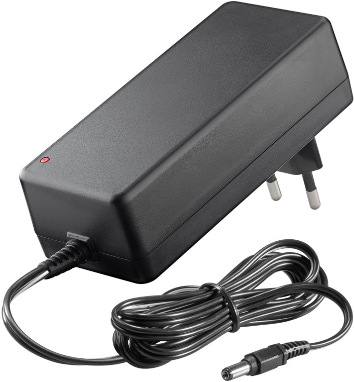 GOOBAY 52392 12V Power Supply (60 W / 5 A) 5.5 mm x 2.1 mm plug