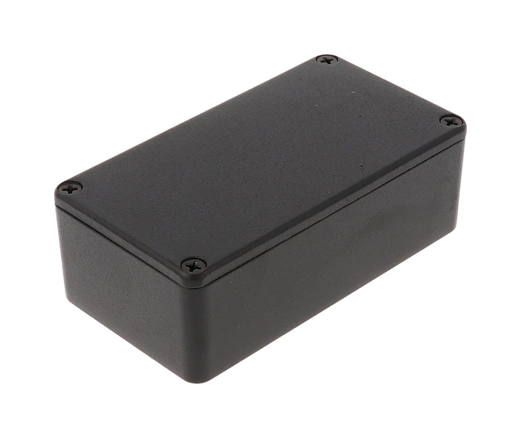 HAMMOND 1590B2BK Painevalettu Alumiinikotelo 112x60x38mm Musta IP54