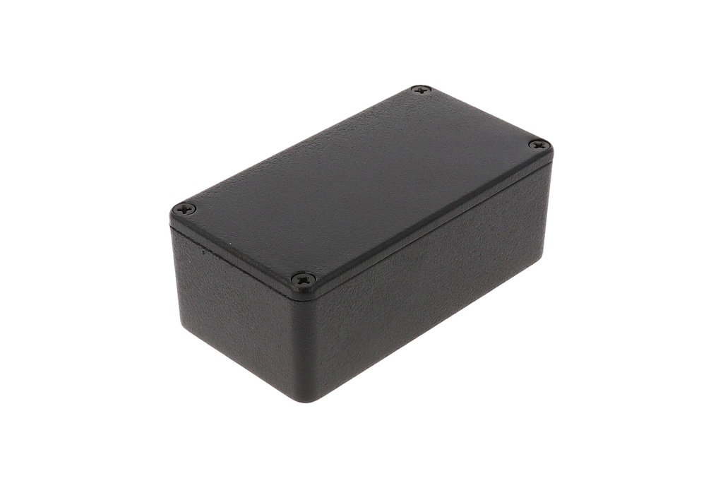 HAMMOND 1590BSBK Painevalettu Alumiinikotelo 112x60x38mm Musta IP54