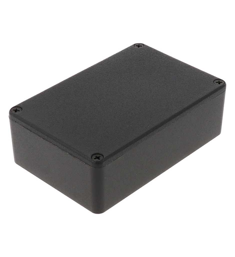 HAMMOND 1590B3BK Painevalettu Alumiinikotelo 116x77x38mm Musta IP54