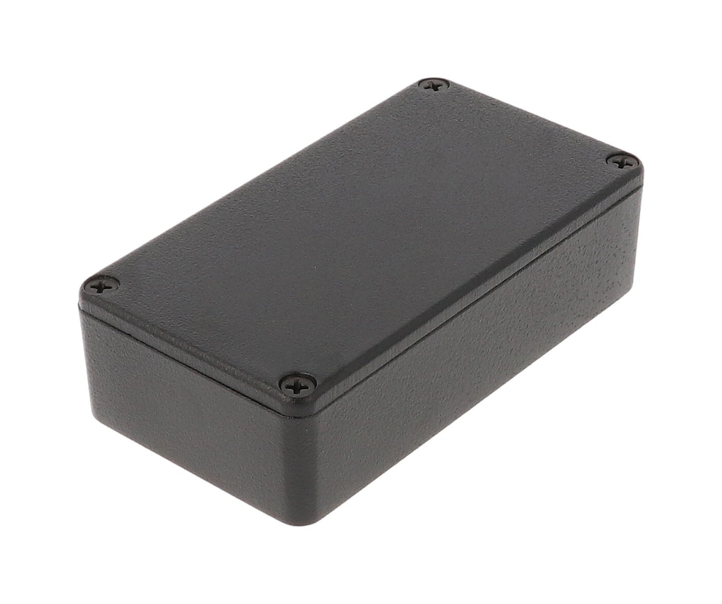 [1590BBBK] HAMMOND 1590BBBK Painevalettu Alumiinikotelo 118.5x93.5x34 Musta, IP54