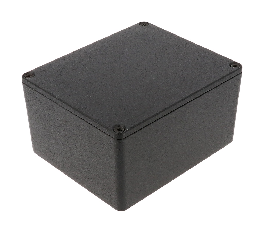 HAMMOND 1590CEBK Painevalettu Alumiinikotelo 120x100x64mm Musta IP54