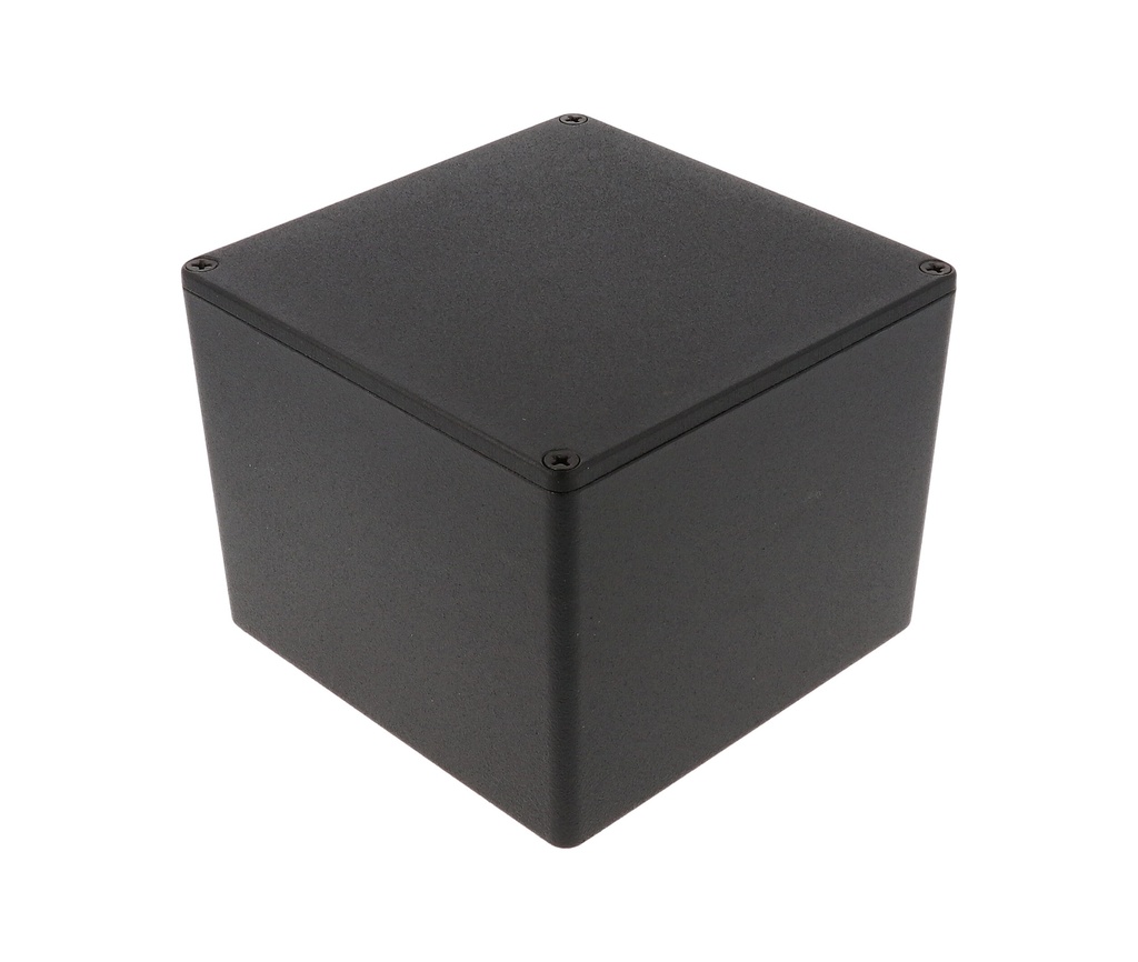 [1590VBK] HAMMOND 1590VBK Painevalettu Alumiinikotelo 120x120x94 Musta, IP54