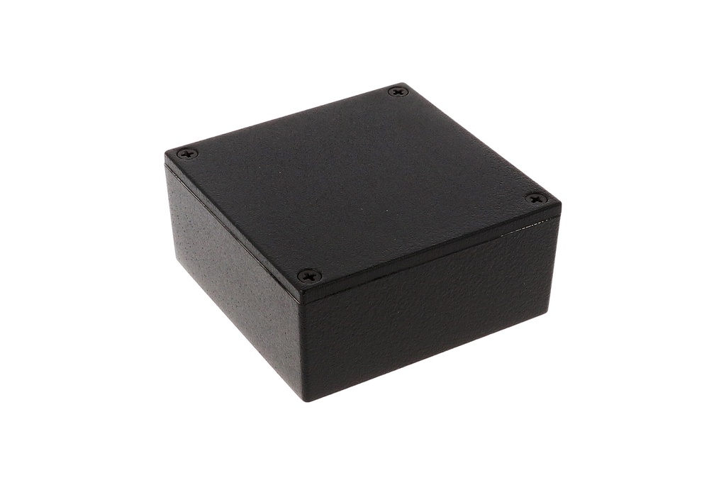 [1590YBK] HAMMOND 1590YBK Painevalettu Alumiinikotelo 92x92x42 Musta, IP54
