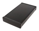 HAMMOND 1455P2201BK Suulakepuristettu Alumiinikotelo 220x125x30.5mm Musta anodisoitu IP54