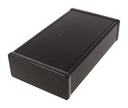 HAMMOND 1455Q2201BK Suulakepuristettu Alumiinikotelo 220x125x51.5 Musta anodisoitu IP54