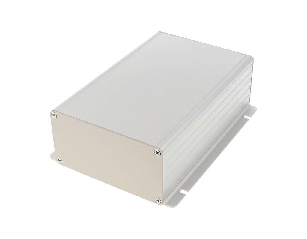 HAMMOND 1455NF1601 Suulakepuristettu Alumiinikotelo + sivuasennuslaipat 160x103x53 Anodisoitu Alumiini, IP54
