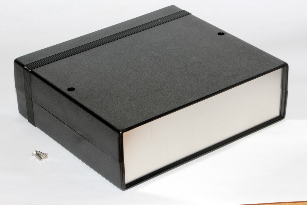 HAMMOND 1598DBK ABS kotelo Paloluokiteltu 179.5x205.1x63.2 Musta, IP54, UL94-V0