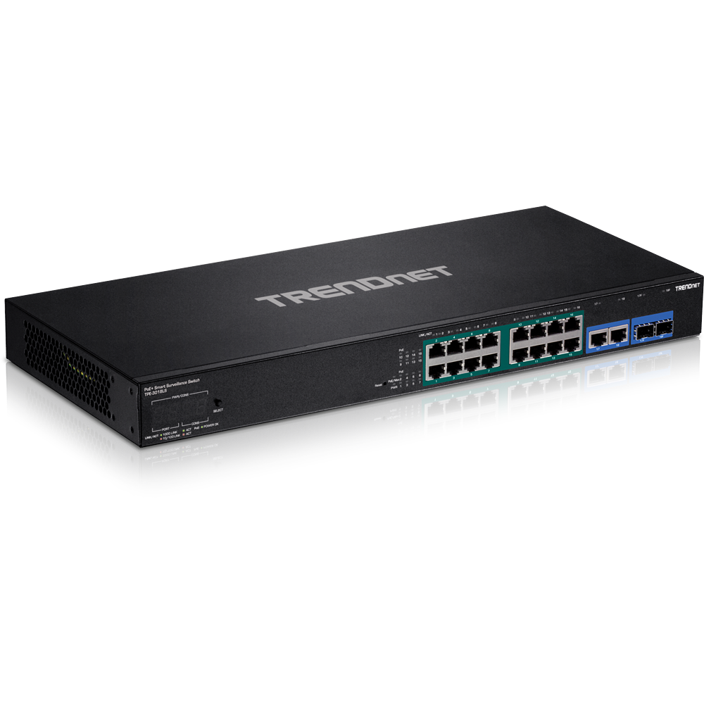 [TPE-3018LS] TRENDNET TPE-3018LS - 18-porttinen Gigabit PoE+ älykäs valvontakytkin