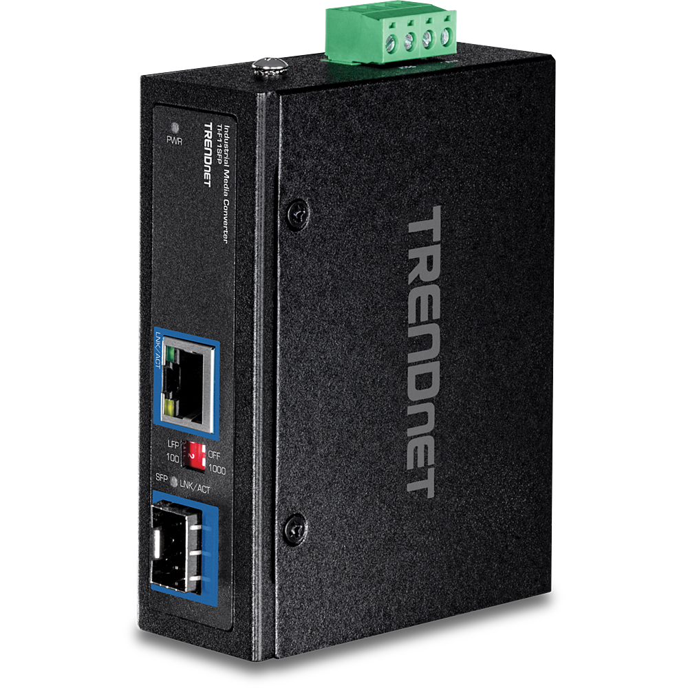 [TI-F11SFP] TRENDNET TI-F11SFP - Teollinen 100/1000Base-T SFP-mediamuunnin