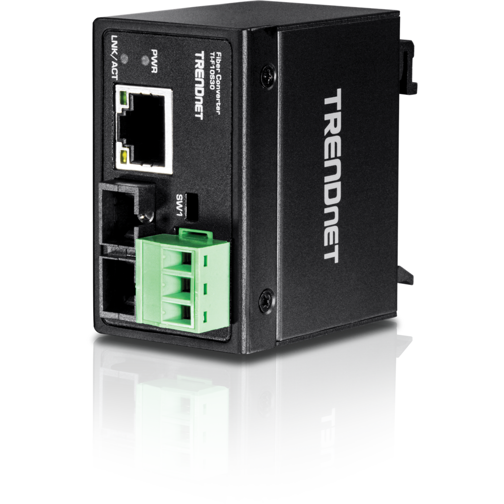 [TI-F10S30] TRENDNET TI-F10S30 - Teollinen 100Base-FX Single-Mode SC-kuitumuunnin 30km