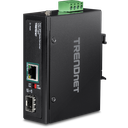 TRENDNET TI-PF11SFP - Teollinen SFP to Gigabit PoE+ -mediamuunnin
