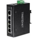 TRENDNET TI-E50 - 5-porttinen teollinen Fast Ethernet DIN-kiskokytkin