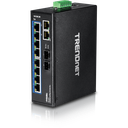 TRENDNET TI-G102 - 10-porttinen teollinen gigabitin DIN-kiskokytkin