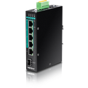 TRENDNET TI-PG541 - 5-porttinen teollinen Gigabit PoE+ -kytkin