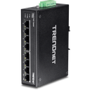 TRENDNET TI-PG80 - 8-porttinen teollinen Gigabit PoE+ -kytkin