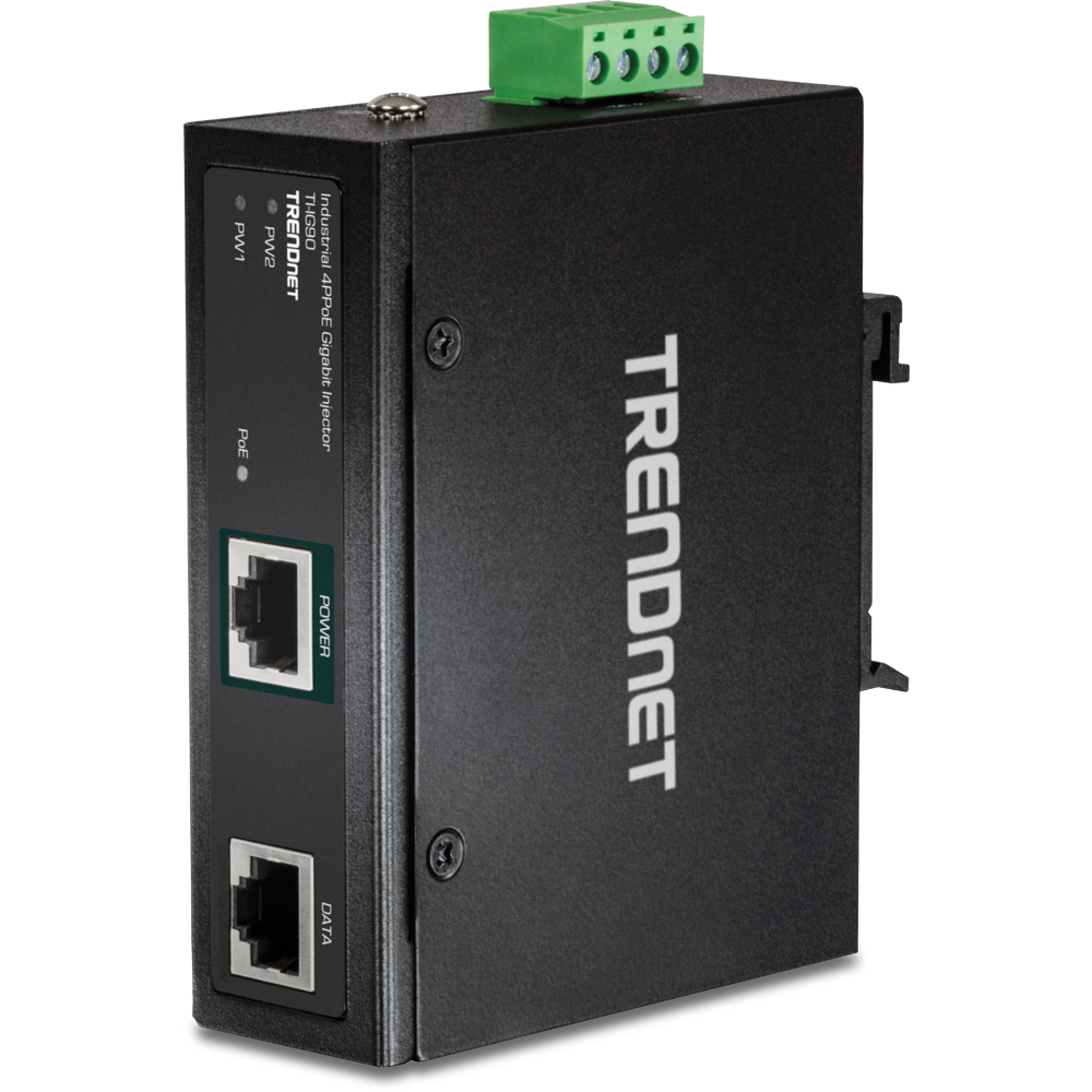 [TI-IG90] TRENDNET TI-IG90 - Teollinen Gigabit 4PPoE Injektori 90W