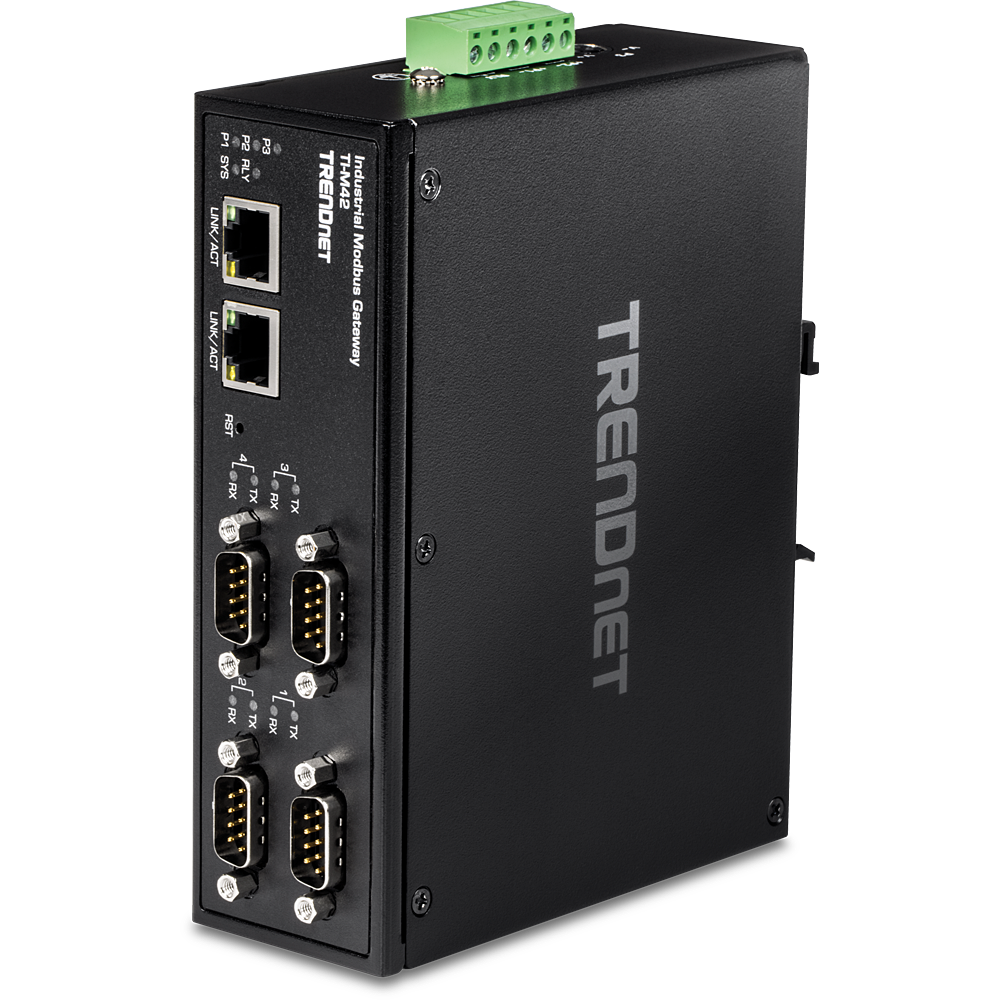 [TI-M42] TRENDNET TI-M42 - 4-porttinen teollinen Modbus-Gateway