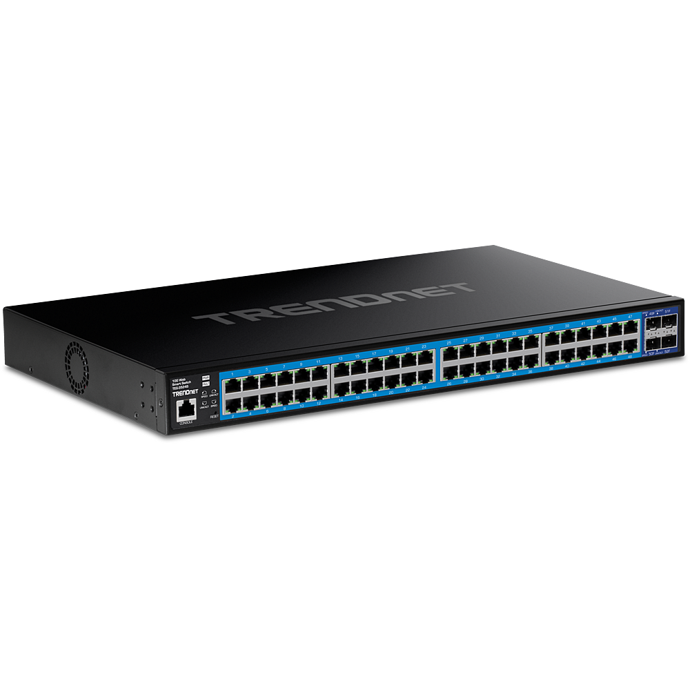 [TEG-3524S] TRENDNET TEG-3524S - 52-porttinen Gigabit Web Smart -kytkin (4 x 10G SFP+)