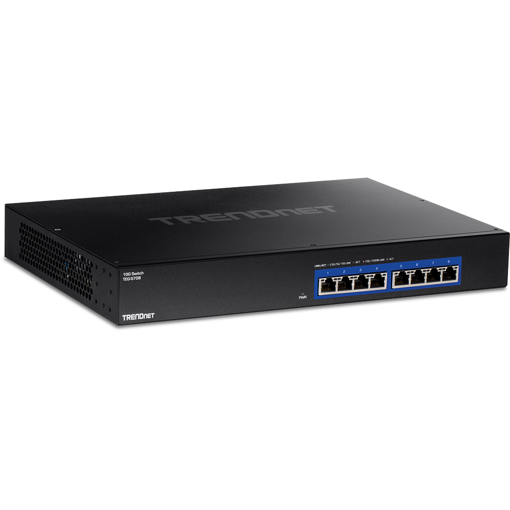 TRENDNET TEG-S708 - 8-porttinen 10G-kytkin