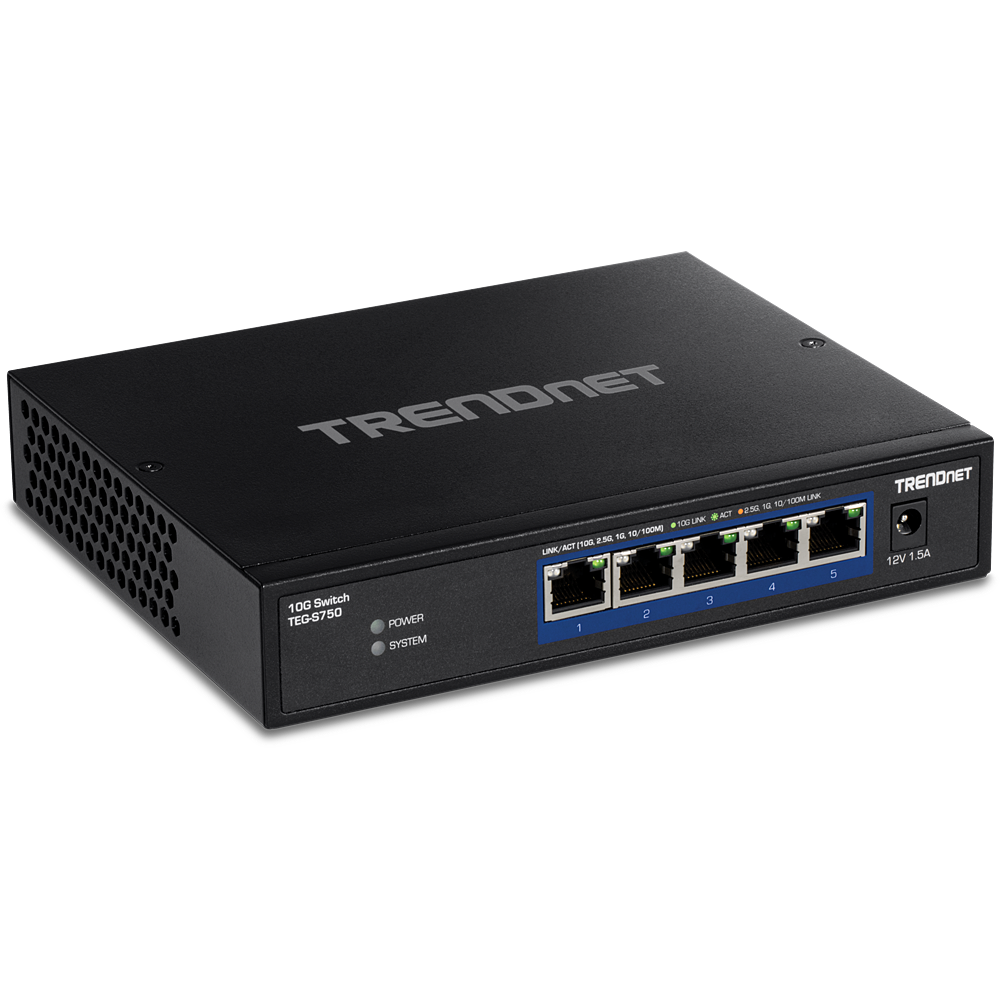 TRENDNET TEG-S750 - 5-porttinen 10G-kytkin