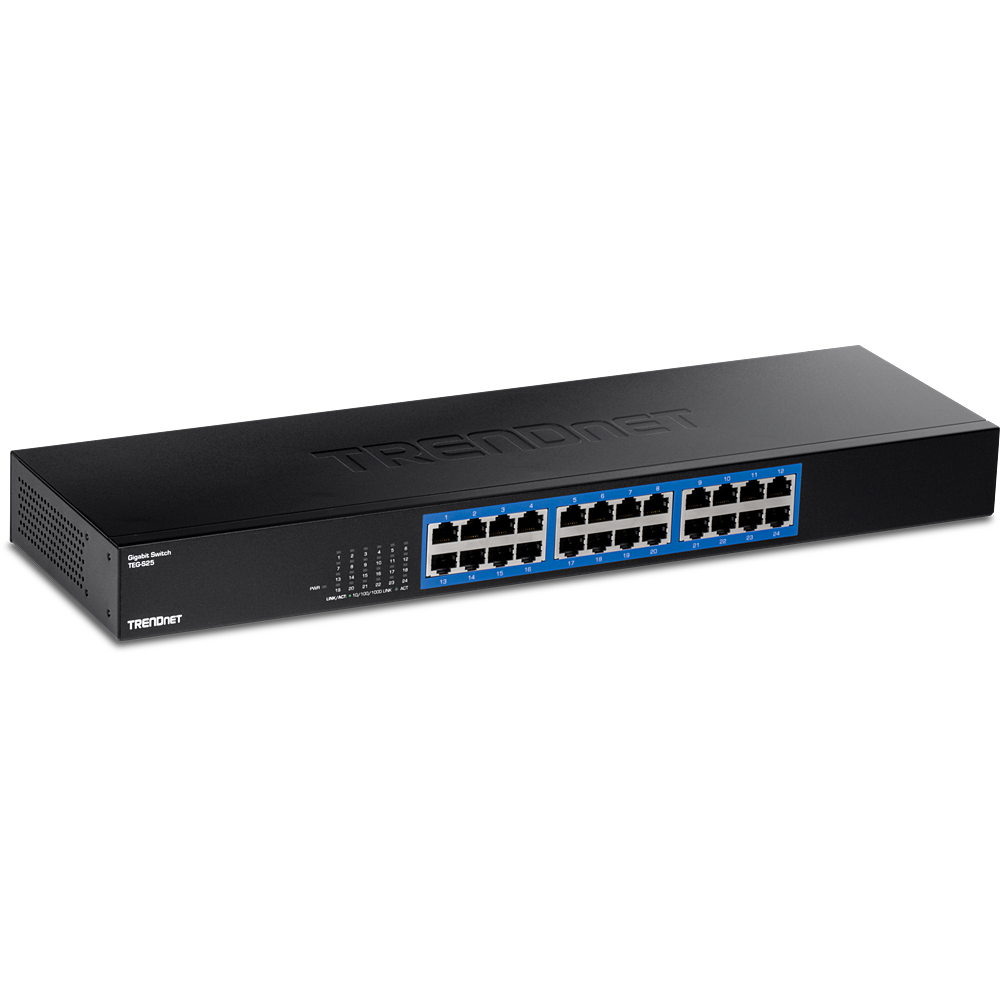 [TEG-S25] TRENDNET TEG-S25 - 24-porttinen Gigabit-kytkin (telineasennus)