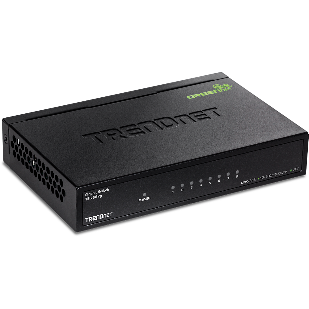 [TEG-S82g] TRENDNET TEG-S82g - 8-porttinen Gigabit GREENnet-kytkin