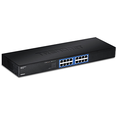 [TEG-S16g] TRENDNET TEG-S16g - 16-porttinen Gigabit GREENnet-kytkin räkkiasennus