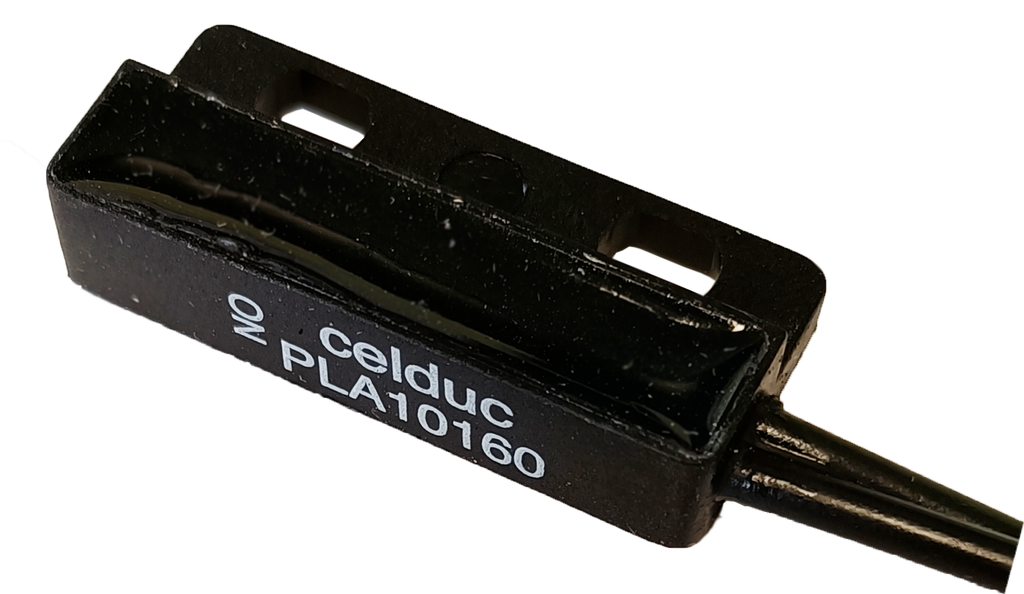 CELDUC PLA10101U LÄHESTYMISANTURI 1NO/10W/100VDC/0,5A/2 JOHTOA 300MM/LIITIN/UL