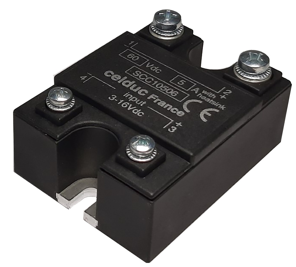 CELDUC SCC21506 SSR 15 A - 60 VDC - CTRL 10-32 VDC