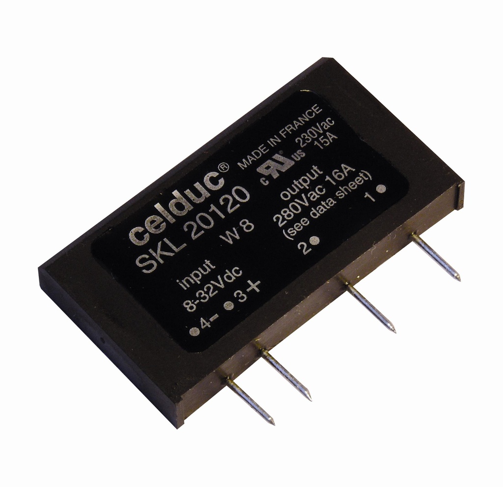 [SKL10220] CELDUC SKL10220 SSR 25A/230VAC/CTRL 4-14V/450A²S