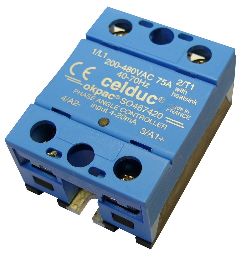CELDUC SO468420 SSR 95A/400VAC CTRL 4-20 MA