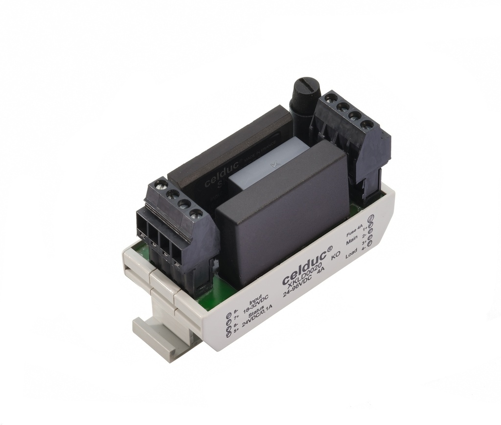 [XKLD0020] CELDUC XKLD0020 SSR 4A/10-100VDC/CTRL24VDC/SUOJAUS