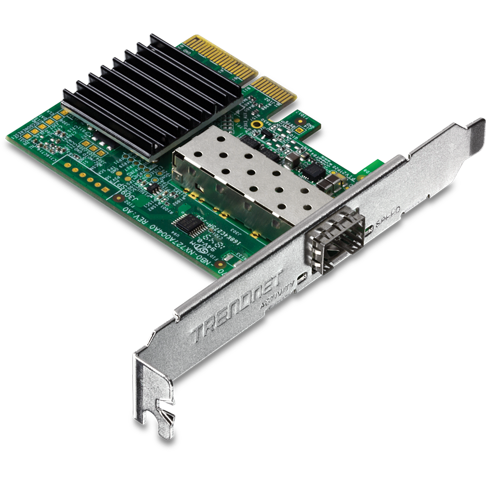 [TEG-10GECSFP] TRENDNET TEG-10GECSFP - 10 gigabitin PCIe SFP+ -verkkosovitin