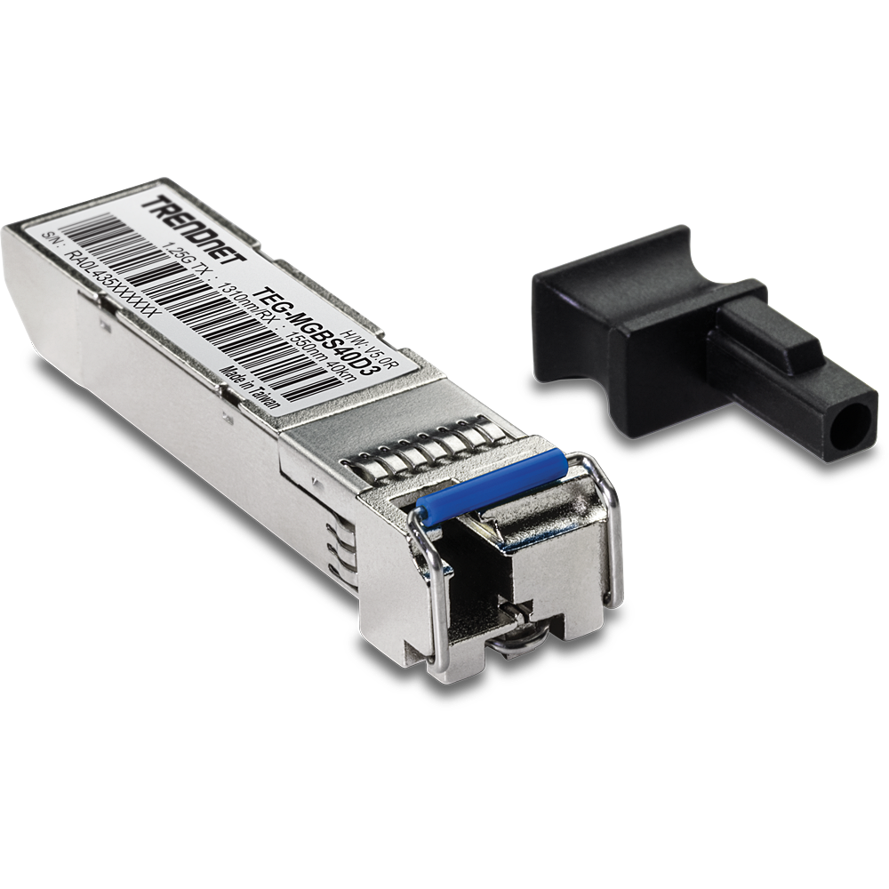 [TEG-MGBS40D3] TRENDNET TEG-MGBS40D3 - SFP Dual Wavelength Single-Mode LC-moduuli 1310nm 40km