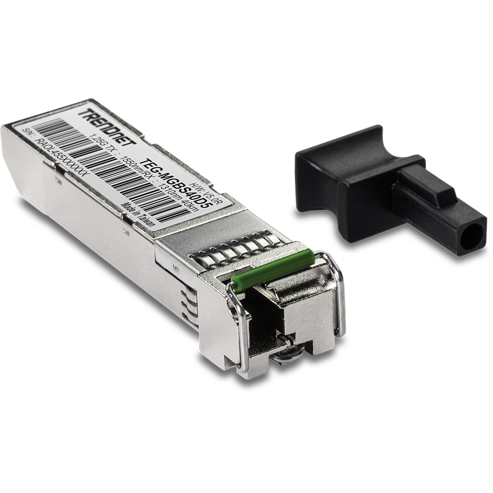 [TEG-MGBS40D5] TRENDNET TEG-MGBS40D5 - SFP Dual Wavelength Single-Mode LC-moduuli 1550nm 40km