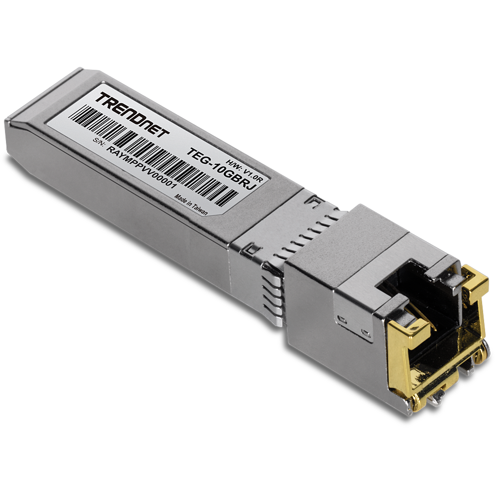[TEG-10GBRJ] TRENDNET TEG-10GBRJ - 10G RJ45 kuparinen SFP+-moduuli