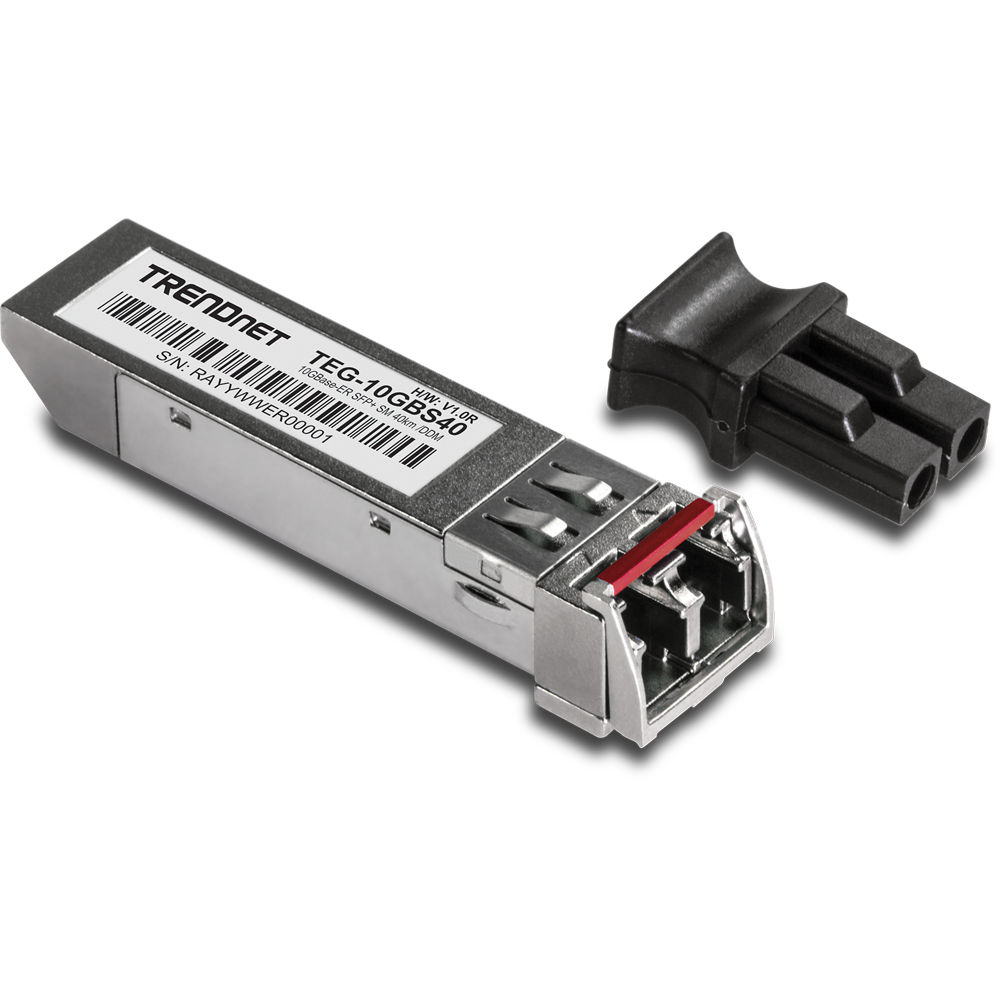 [TEG-10GBS40] TRENDNET TEG-10GBS40 - 10GBASE-LR SFP+ Single Mode LC-moduuli DDM:llä 40km